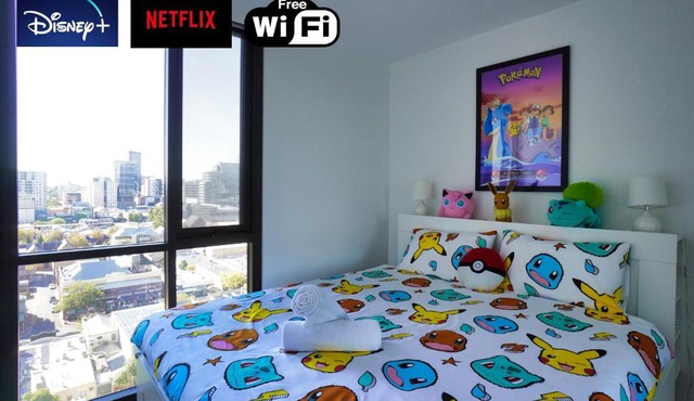 Pokémon Theme Luxury 2BR Apartment with King Beds & Stunning Views