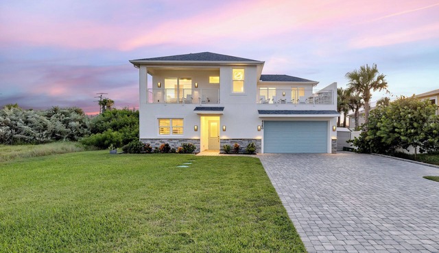 Ponce Inlet Surf Villa-Steps to Beach+Pool & Spa!