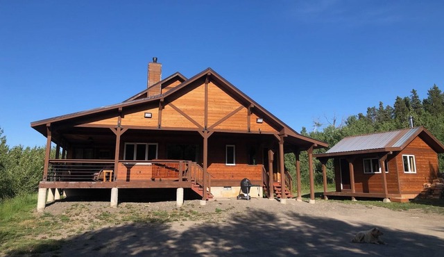 Pond property with great views 12 miles from Two Medicine entrance of GNP