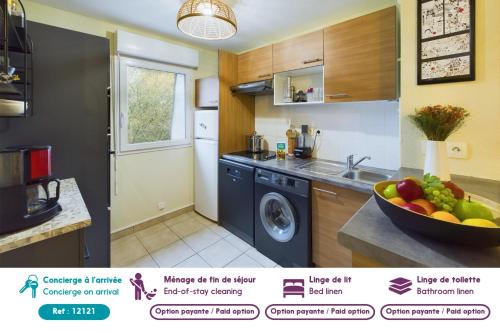 Pont L'Abbé - Appartement pour 4 avec balcon