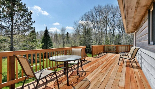 Pony Express on the West Fork of the Chippewa River in Clam Lake, WI