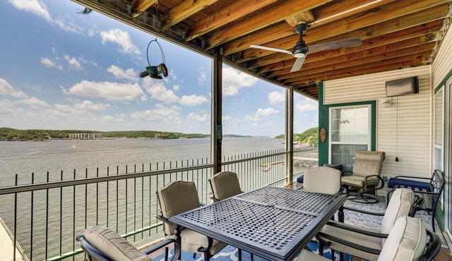 Pool Access at Waterfront Lake Ozarks Rental!
