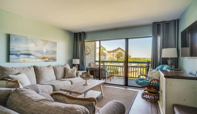 Pool Access & Views at Saint Helena Island Condo!