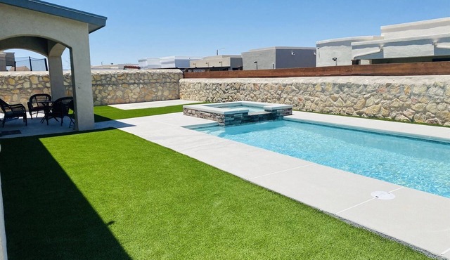 POOL and SPA! Modern New Home! Great Location! 4 bedroom