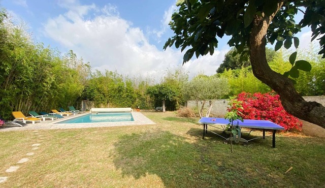 Pool, beach on foot, billard, babyfoot, ping pong, BBQ
