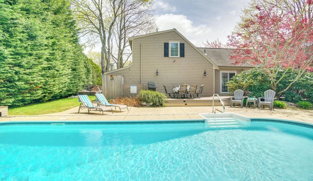 Pool, Gym & Game Room: Expansive Falmouth Retreat!