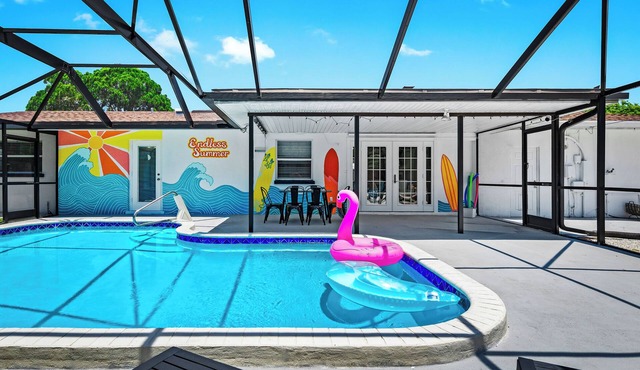 Pool Home - MiniGolf -Arcade- Near Beaches - Pet Friendly