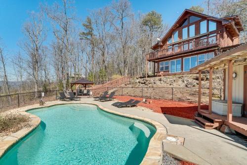 Pool, Hot Tub and Mountain Views Cleveland Cabin