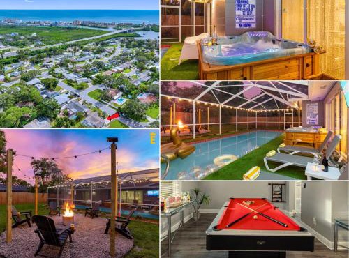 Pool Hot Tub Massage Chair Free EV Charger 5 Mins to Beaches!