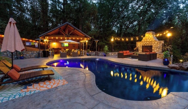 Pool Hot Tub Movie Theater Games 3 Decks