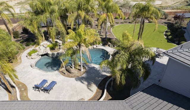 Pool House at the Sequoia Mansion