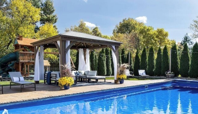 Pool, Oasis, Outdoor fire, 2 King bed suites, Theater, Workout room, Playground