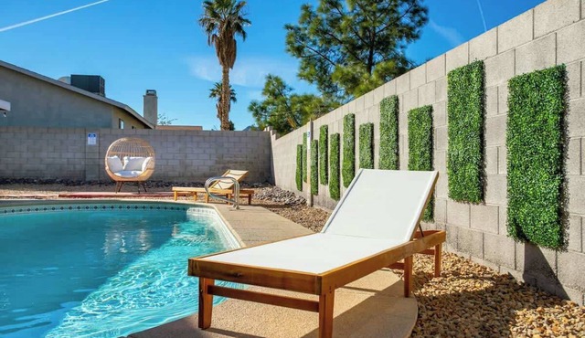 Pool Paradise - 4BR Stunner w Peaceful Backyard