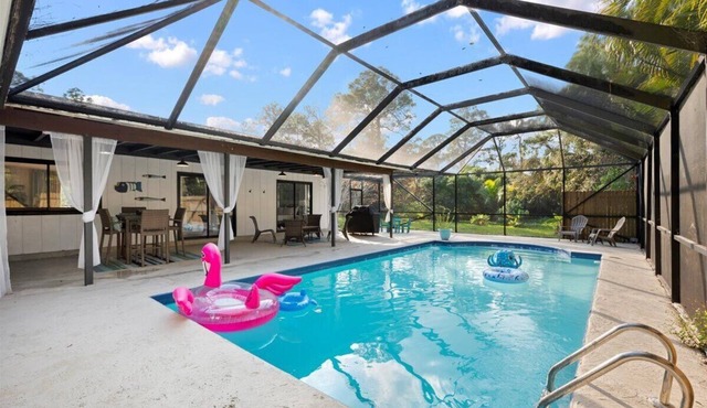 Pool Retreat in Jupiter Farms on 1.25 Acre Property