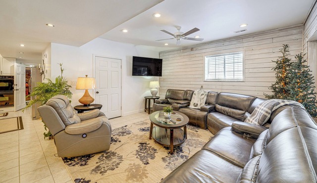 Pool Table + Private Porch: Peaceful Apt in Belle