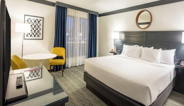Pool View King + Casino Access at OYO Las Vegas | Steps from The Las Vegas Strip