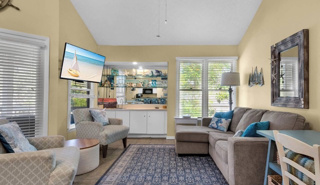 Pool View | Screened-in Balcony | Free Seasonal Beach Chair Service