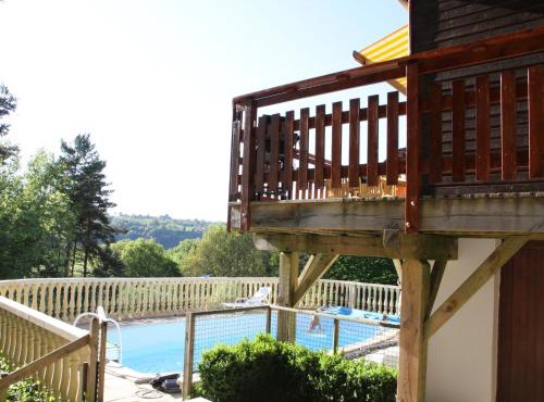 Poolside Bliss Near Lake
