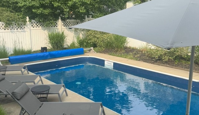 Poolside Bliss! Private Beach! Renovated home w/pool & 5 min cart ride to beach