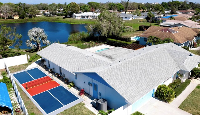 Poolside Bliss with Pickleball & Foosball!