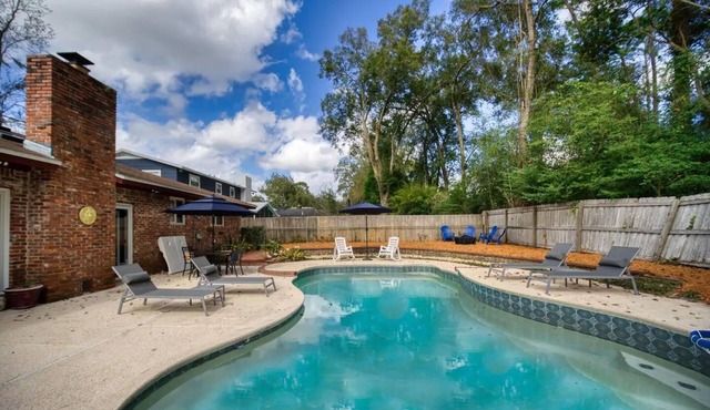 Poolside Haven Near Golf Course Sleeps 12