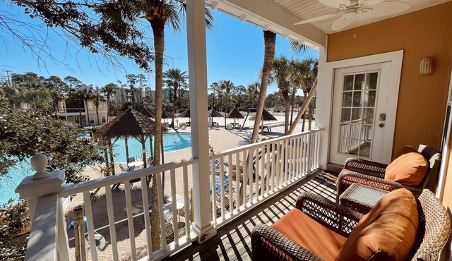 Poolside retreat 1BR/1BA condo
