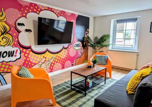 Pop Art, duplex insolite par Appart Expérience