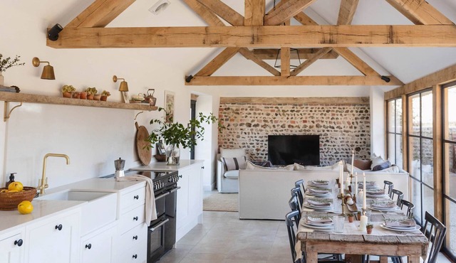 Poplars Farm Barns, Brand new stunning thatched barn conversion