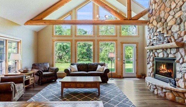 Popular Interlachen Condo with Relaxing Creek Views & steps away from Gull Lake