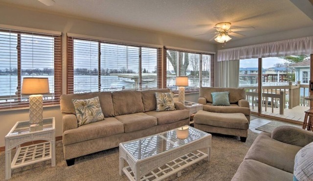 Popular Lakefront Home With Beautiful Views.