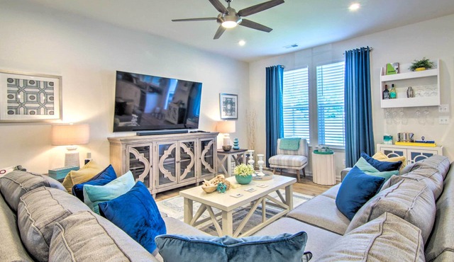 Porch + Pool Access: Millville Townhome!