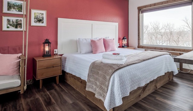 Porch Swing Charm | Relax & Unwind + Free Parking