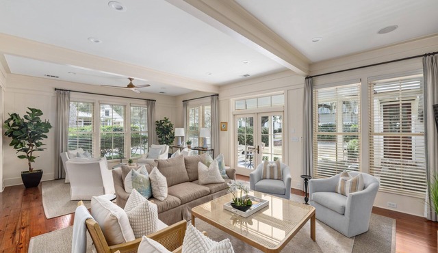 Porches perfect for gathering + Separate Carriage House