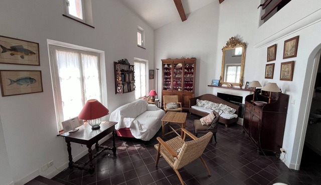 Porquerolles village house garden 3 ch. air conditioned 3 bathrooms