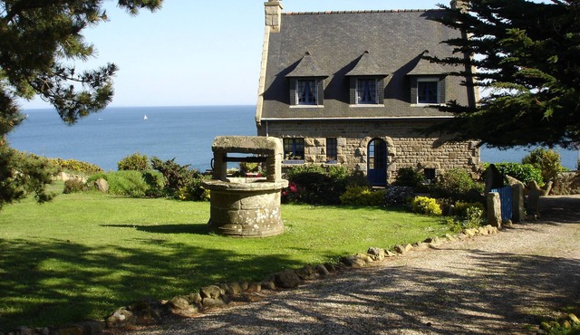 Port Manech: House with garden exceptional sight ocean (180°)