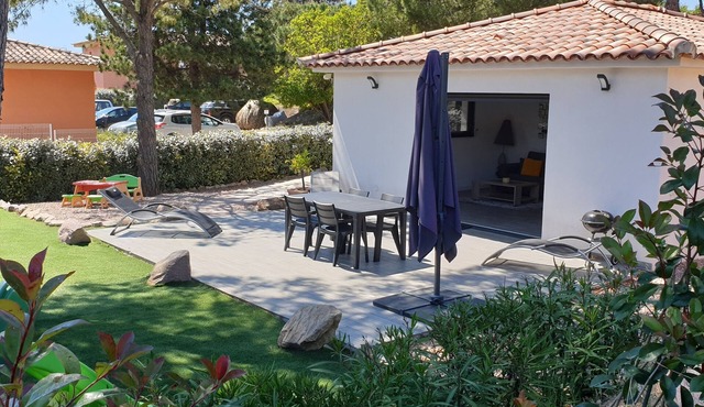 PORTICCIO QUIET AND CLIMATE VILLA 5 MIN FROM FOOT OF AGOSTA BEACH