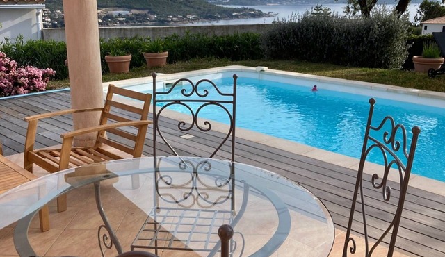 Porticcio superb villa with pool in charming seaside village