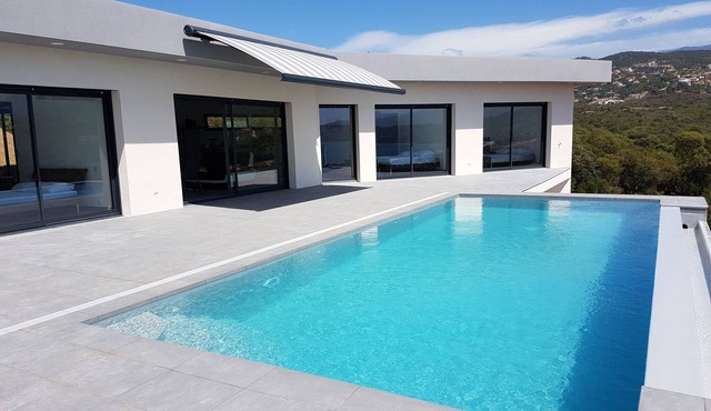 Porticcio Very nice Villa Sea View, Private Heated Pool, 700m Agosta beach