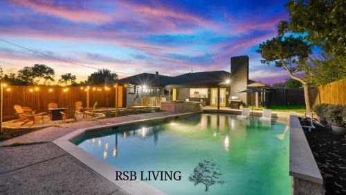 Posh 6BR 3B Home with Pool Media Game Room & Hot Tub