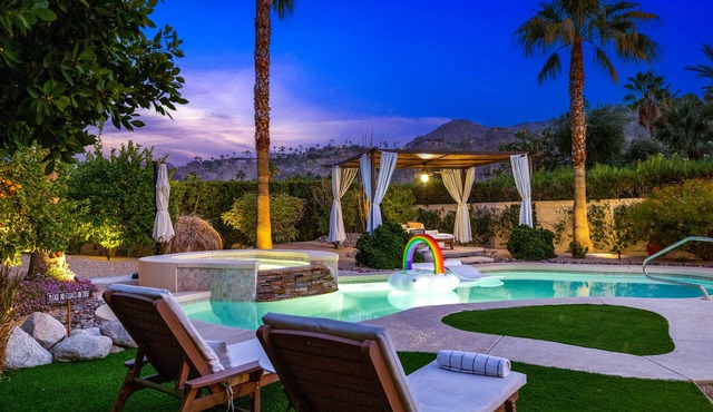 Posh Araby eden with saltwater pool & backyard bar - 4 miles to downtown