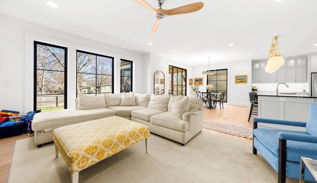 Prairie Village Family Home | Game Room + Porch