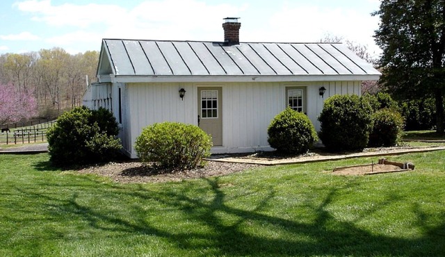 Pre-Civil War Servants' Cottage on Huge Horse and Cattle Farm near Charlottesville, Virginia