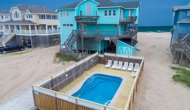 Premier Oceanfront Dog Friendly w/Pool, Hot Tub, Elevator, Game & Media Rooms