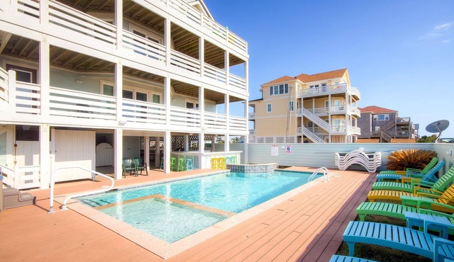 Premier Oceanfront Dog Friendly with Pool, Hot Tub, Elevator, Theater, Tiki Bar