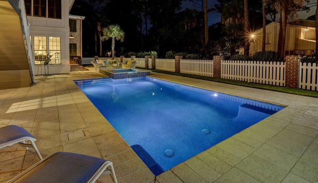 Premium DOG FRIENDLY 4th Row Ocean Sea Pines Home with a Private Pool & Spa