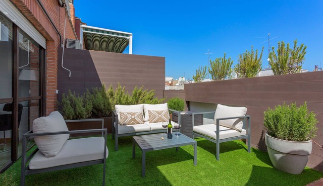 Premium Penthouse near Atocha. Delicias Terrace