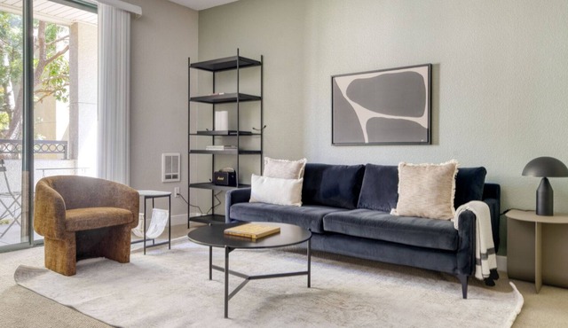 Premium San Mateo 1BR w/ A/C, Gym & W/D, nr Target, by Blueground