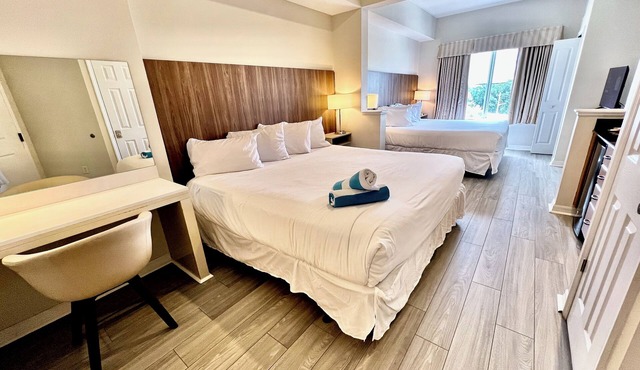 Premium Universal Studios King Bed Resort Studio Free Parking Kitchenette 507H