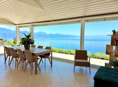 Premium Villa with Jacuzzi & Panoramic Lake View Lavaux