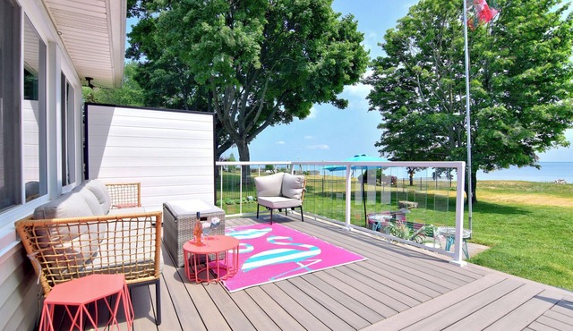 Prepare to fall in love with this adorably tropical beach front property!